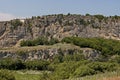 Panorama from the area of Ã¢â¬â¹Ã¢â¬â¹Rusenski Lom Nature Park with high vertical limestone cliffs